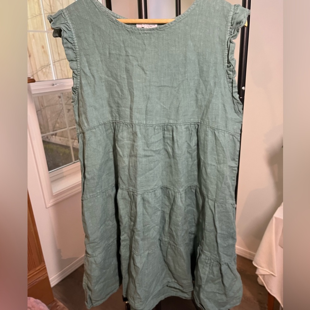 Vanessa Zani 100% Linen Dress